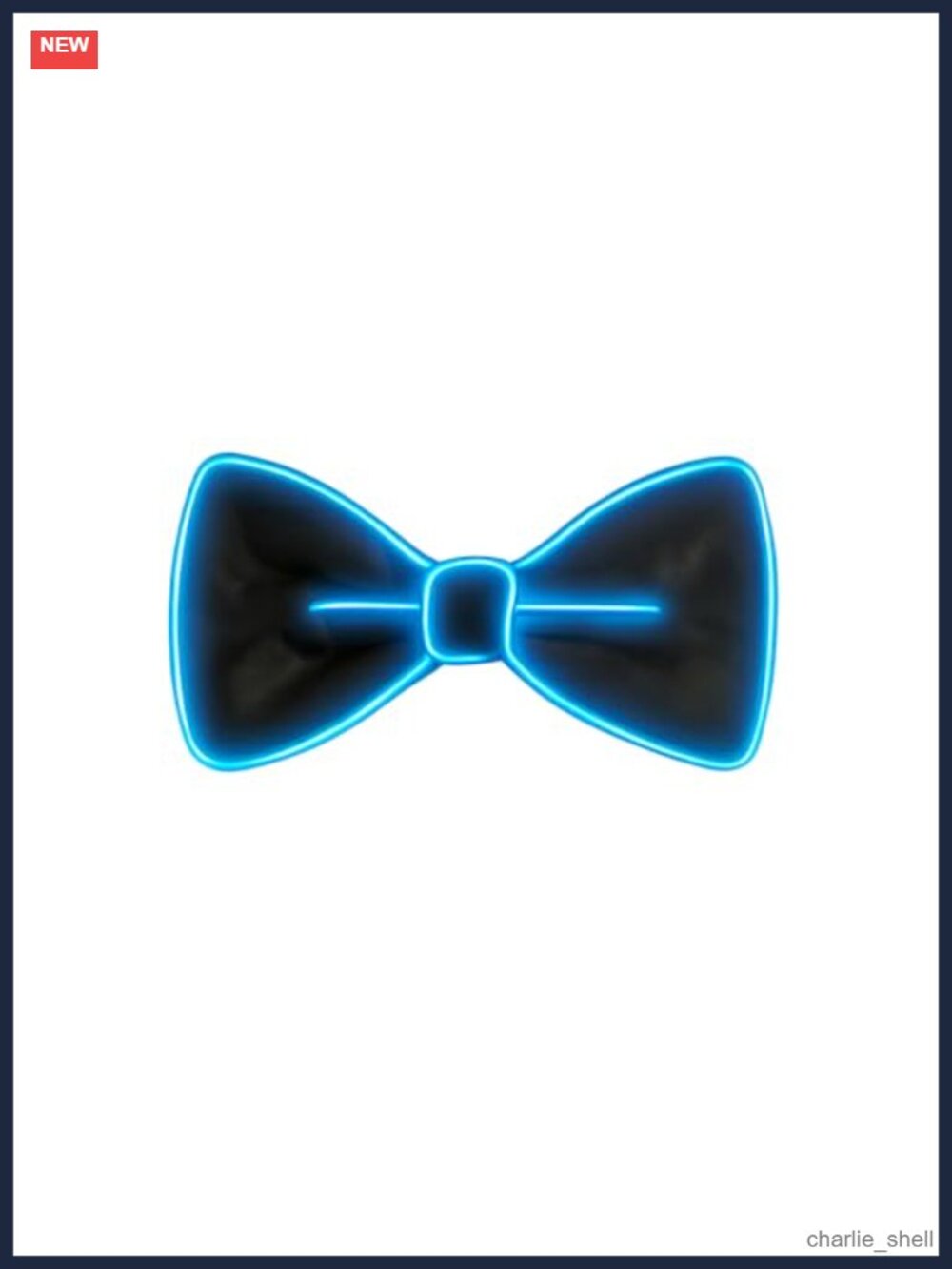 EL Wire Light Up Bow Tie Costume Rave Festival Party Bowtie